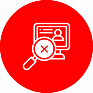 background check removal service icon